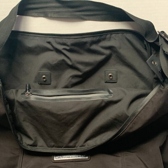 Adidas by Stella McCartney Black Shoulder Tote Gym Duffel Bag Travel Pockets Zip - Picture 5 of 11